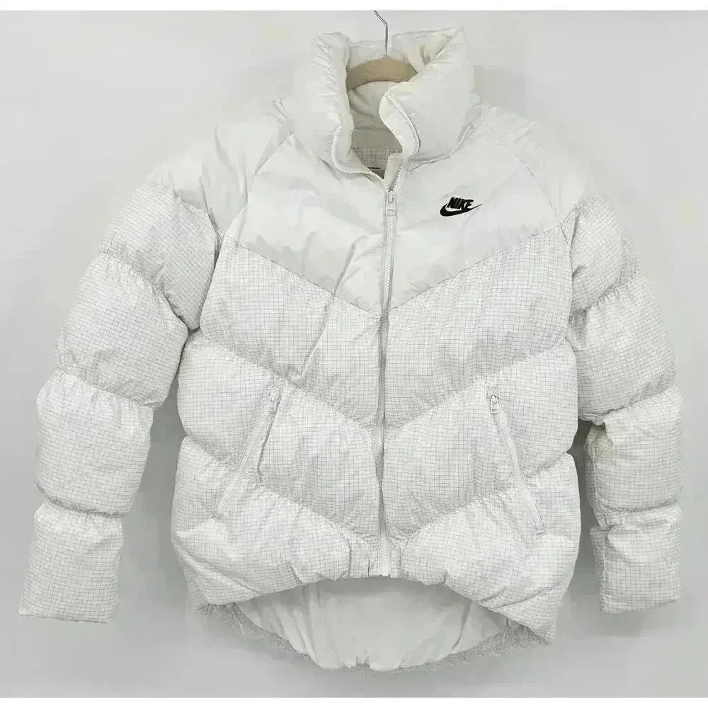 Nike Women's Size XS White Therma-FIT Loose Puffer Jacket NWT FB8788-100